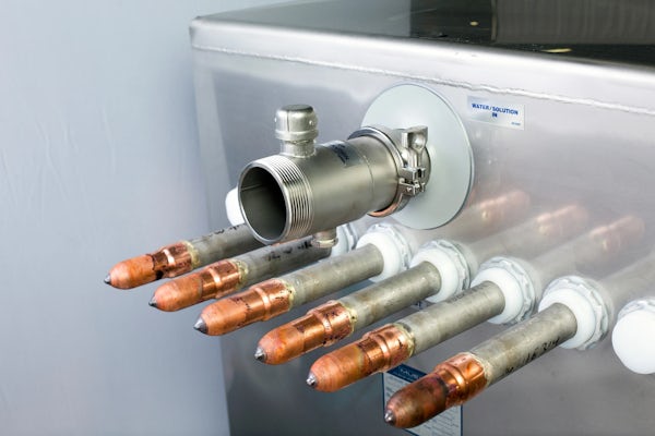 Mueller Falling Film Chiller Closeup