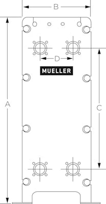 Mueller General Heat Exchanger Drawing