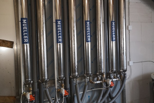 Mueller Pipe Cooler Robotic Milking