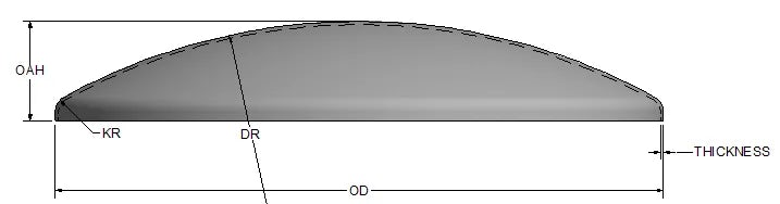 Mueller Standard Flanged and Dished Shape