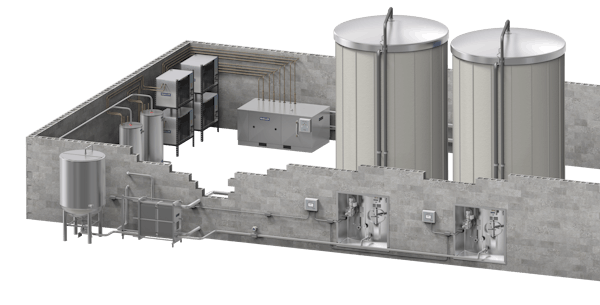 XL Robotic Dairy Solution Render